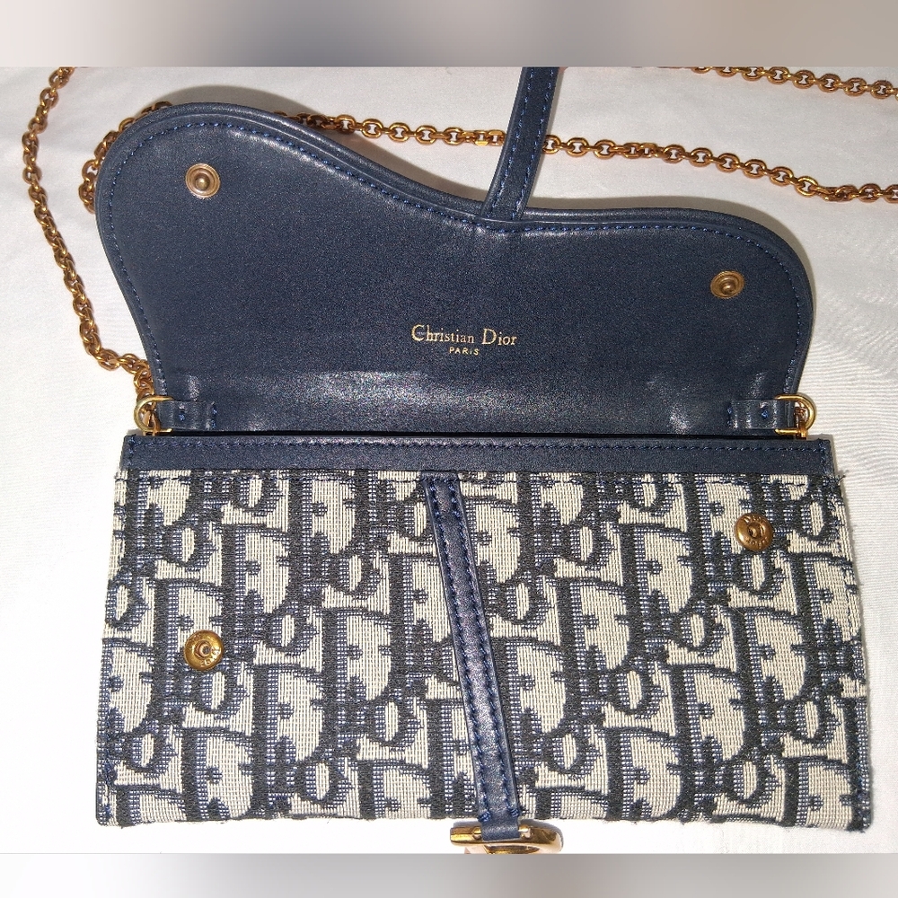 SOLD Blue Dior Oblique Jacquard - Picture 4 of 10